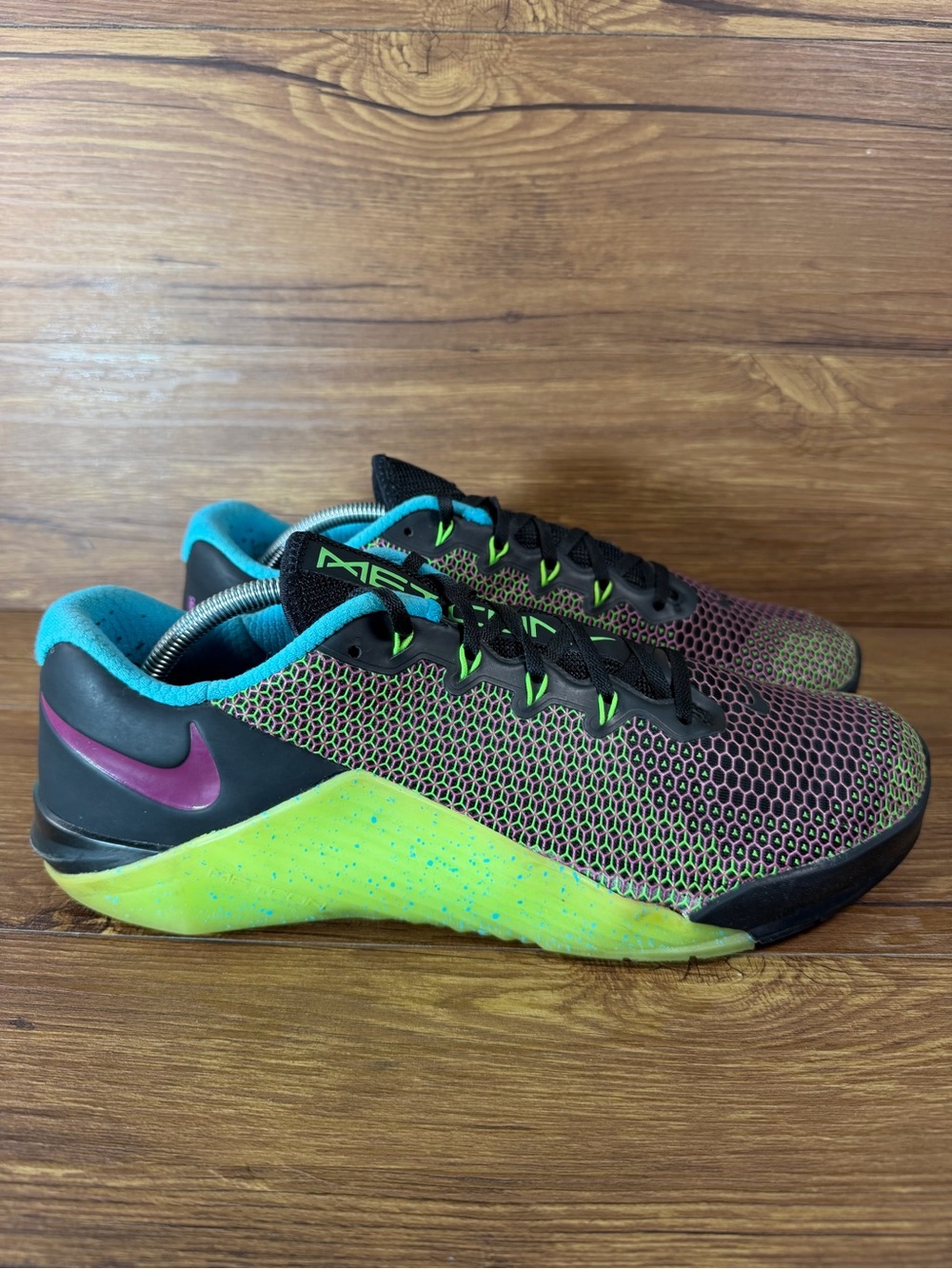 Nike Metcon 5 AMP Black Green Strike Men’s Size‎ 12.5 Shoes Sneaker